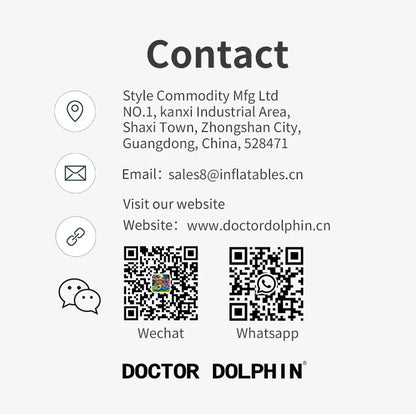 Doctor Dolphin S074B High Quality New Promotion Customization PVC Sidewinder Water Slide Factory in China