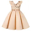 2024 New Arrivals Little Girls Party Wedding Formal Dresses Birthday Gown for 7 Years Old DGLG-005