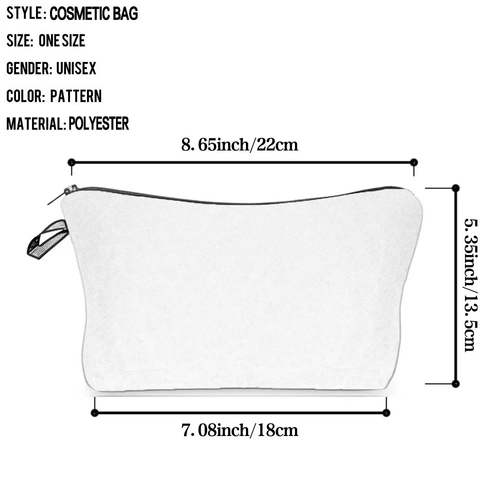 Sacs de rangement portables pour étudiant en sciences naturelles, poudres pour crayons, école, école, école, école, école, école, cadeaux du Nouvel An, mini sac de lavage