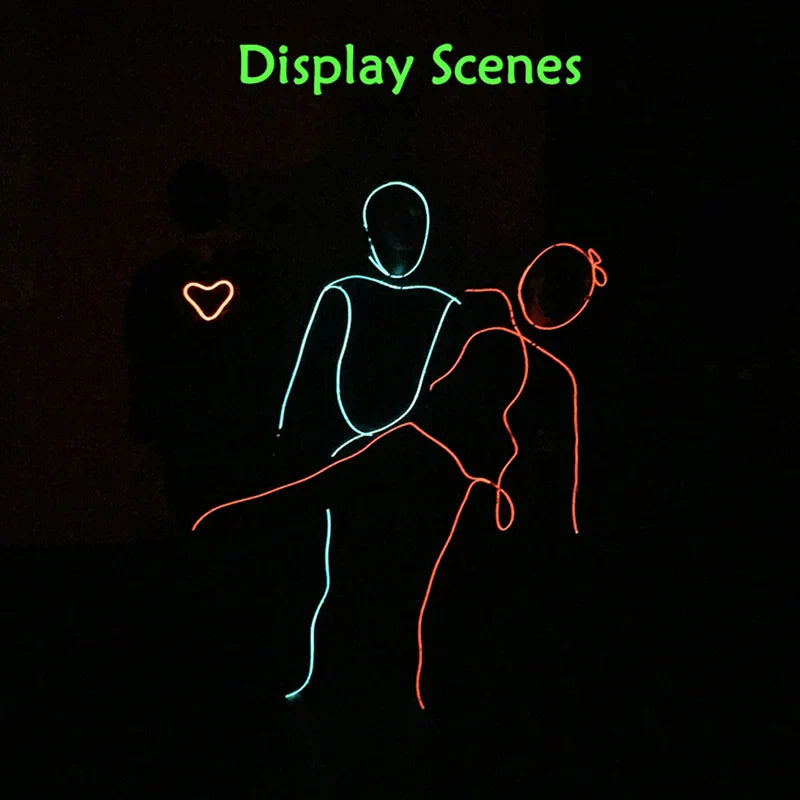 EL Suits Nouveauté Mode Vêtements LED/EL Costumes Lumineux Accessoires de Danse Lumineux Vêtements Hommes pour Décoration DIY de Vacances Vente Chaude