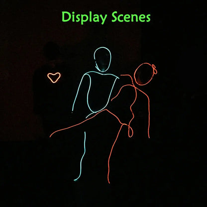 EL Suits Nouveauté Mode Vêtements LED/EL Costumes Lumineux Accessoires de Danse Lumineux Vêtements Hommes pour Décoration DIY de Vacances Vente Chaude