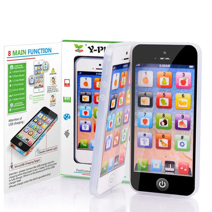 Téléphone de simulation pour enfants, jouet musical éducatif précoce, apprentissage de l'anglais, portable avec lumière et son, jouet vocal