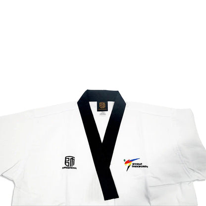 High Quality WT Approved Black Adult Men's Taekwondo Poomsae Dobok Pants for Training and Competition