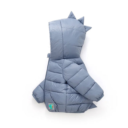 Autumn and Winter New Cartoon Style Children's Down Padded Jacket Boys and Girls Cotton Padded Short Light and Thin Coat
