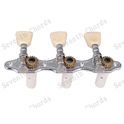 Ensemble de Mécaniques Chromées 3R3L, Mécaniques à oral illes de JETuning Classiques, Assemblage Jaune Lvory, lèvent Ezoïdes, Accessoires et Pièces