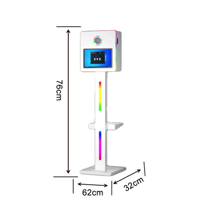 2025 New Dsr Photo Booth Poto Box Case Machine 15.6-inch Touchscreen Digital Camera Wedding Selfie Photo Booth Portable