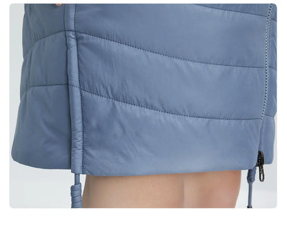 GASMAN 2022 Spring Autumn Jacket Women fashion casual long parka coat padded female stand-up Collar hooded ladies jackets 81858