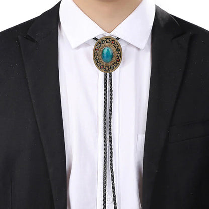 Cravate Totem Indien, Style Rétro Cirboy Occidental