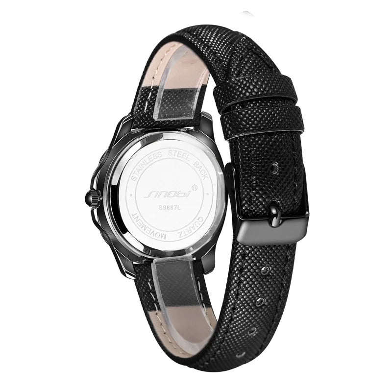 Quartz Watches for Women Wholesale Waterproof Watch Collection for Modern Gentlewoman Leather Watch Strap Relojes Hombre