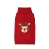 Nouveaux Vêtements pour Animaux Automne et Hiver Noël Cerf Mignon Pull Col Roulé Chien Chat Pull pour Animaux de Compagnie