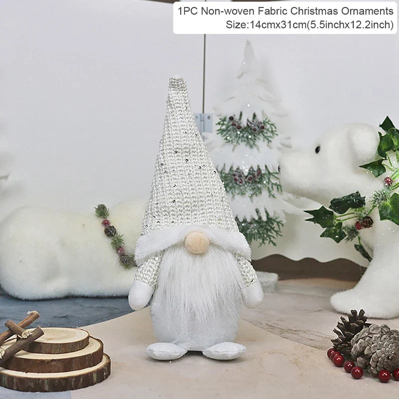Faceless Christmas Decorations for Home, Christmas Tree Ornament, Merry Butter, New Year Gifts, 2024, 2025