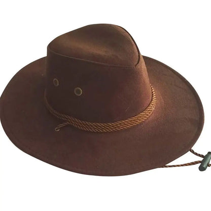 Chapeau de cowboy occidental pour hommes, casquette mongole, grand bord, gentleman, cadeaux de jazz, document