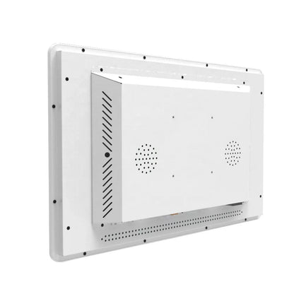 Moniteurs 15,6" PC mural tout-en-un IP65 avec écran tactile capacitif intégré, petite taille, système d'exploitation Android, processeur I7/i3/RK3568