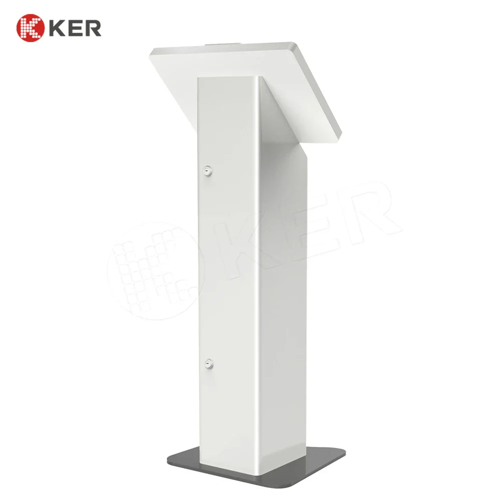 Hot Selling 18.5 Inch Android 10/11/12/13 Touchscreen SDK Barcode Reader Floor Standing Self Service Payment Print Ticket Kiosk