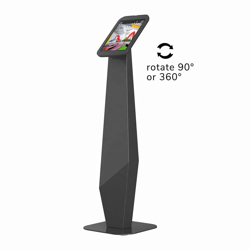 Locking Exhibition Tablet Stand for iPad Tablet Floor Stand Universal Use for iPad 10 to 11 Inch Tablets Anti Theft Rotate Stand