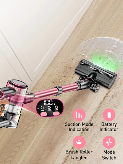 New Cordless Deep Cleaning Vacuum Cleaner Wireless Stick Vacuum for Dryer Vent for Home Hotels Cars Garage Application Battery