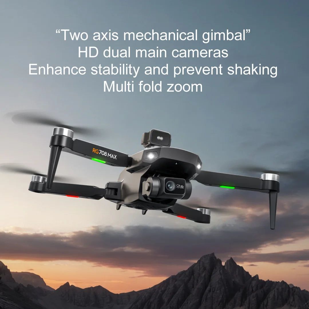 RG708MAX Drone Brushless Quadcopter GPS Positioning Screen Control Aerial Photography Obstacle Avoidance Drone