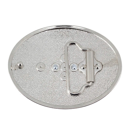Men's White Big ox head Belt Buckle Cowboy Belt Accessories Cow Head