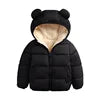 2022 Baby Kids Jacket Thick Winter Jackets Fleece Jacket Girls Hooded Outerwear Coats for Girls Windbreaker Children Clothes