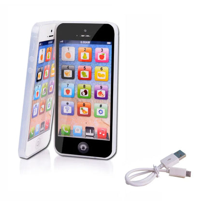 Téléphone de simulation pour enfants, jouet musical éducatif précoce, apprentissage de l'anglais, portable avec lumière et son, jouet vocal