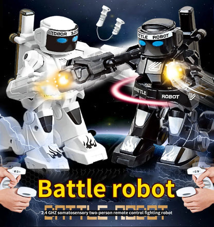Robot de combat RC, jouet de boxe, télécommande, 2.4G, Robot de combat humanoïde avec deux Joysticks de commande, jouets pour enfants, cadeau