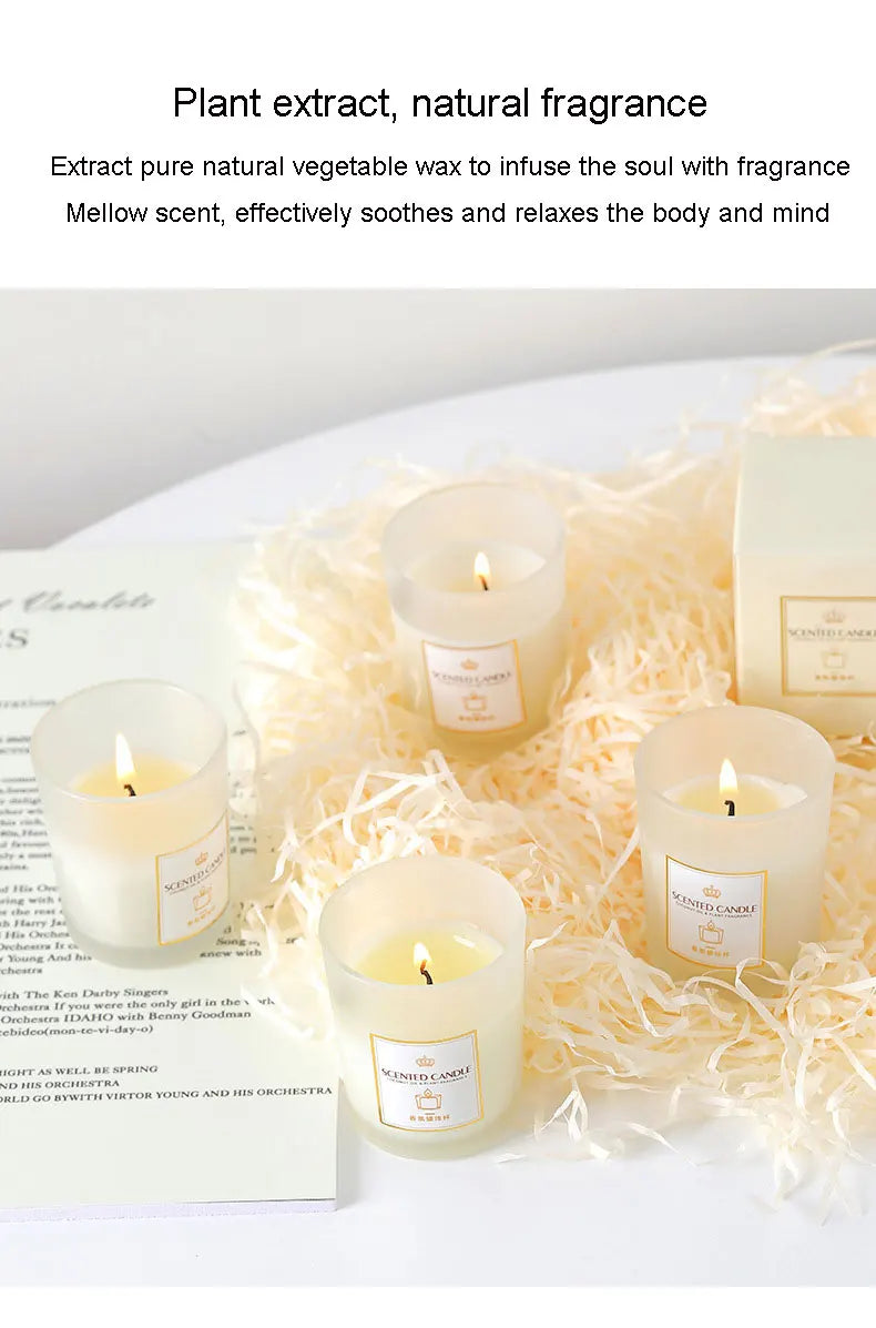 Candles Scented Aromatherapy Candles Soy Wax Fragrance Home Decoration Romantic Bath Yoga Thanksgiving Christmas Wedding