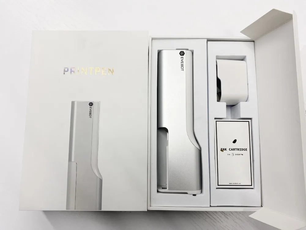 Evebot Food-grade Portable PrintPen Handheld Inkjet Printer Specifically for Food Surfaces Perfect for Coffee Macaron Cakes