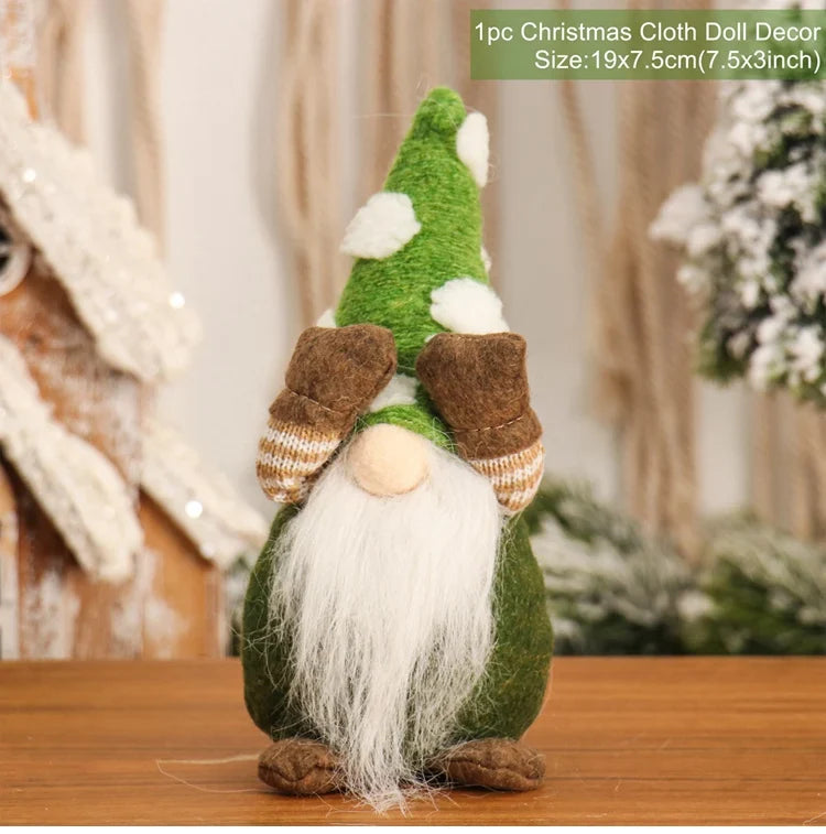Faceless Christmas Decorations for Home, Christmas Tree Ornament, Merry Butter, New Year Gifts, 2024, 2025