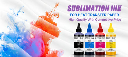 Sublimation Ink 100ML 4Colors/Set For Epson All Printer ET-2720 ET-2760 ET-2750 ET-15000 ET-4700 ET-3760 WF-7710 WF-7720 WF-7210