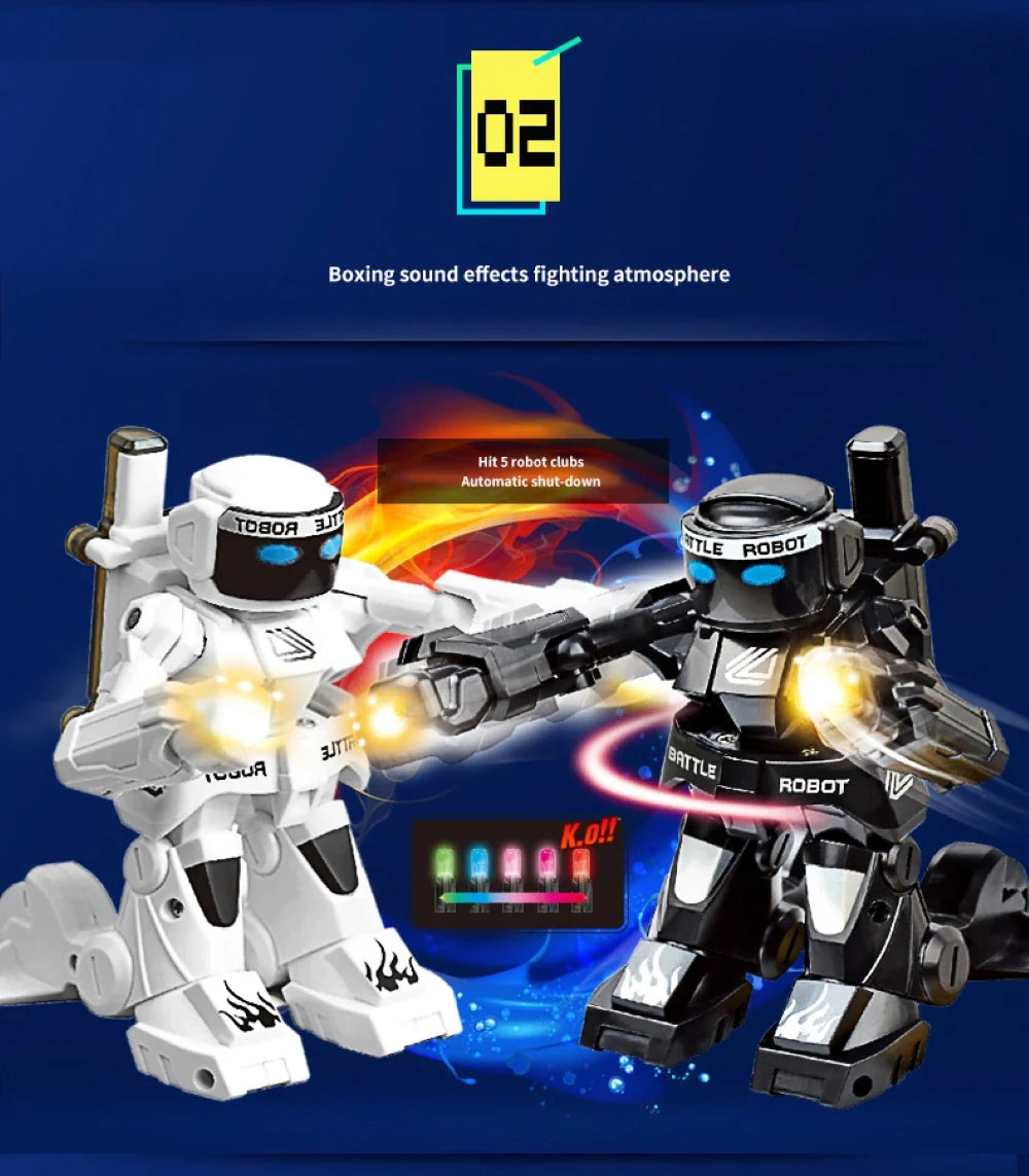 Robot de combat RC, jouet de boxe, télécommande, 2.4G, Robot de combat humanoïde avec deux Joysticks de commande, jouets pour enfants, cadeau