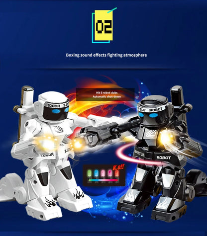 Robot de combat RC, jouet de boxe, télécommande, 2.4G, Robot de combat humanoïde avec deux Joysticks de commande, jouets pour enfants, cadeau