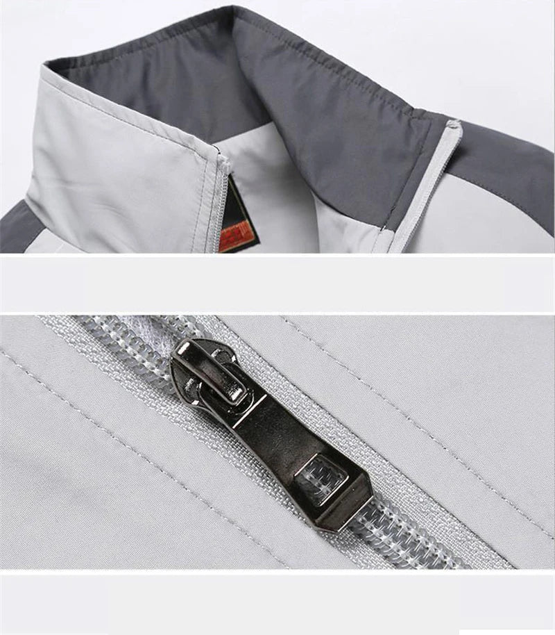 Ensemble de survêtement pour homme, collection printemps-automne, imprimé, 2 pièces : veste et pantalon, tenue de sport décontractée.