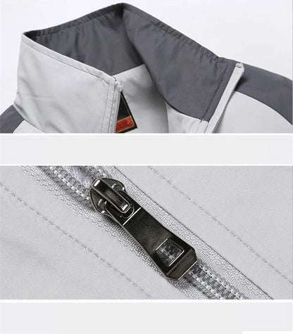 Ensemble de survêtement pour homme, collection printemps-automne, imprimé, 2 pièces : veste et pantalon, tenue de sport décontractée.