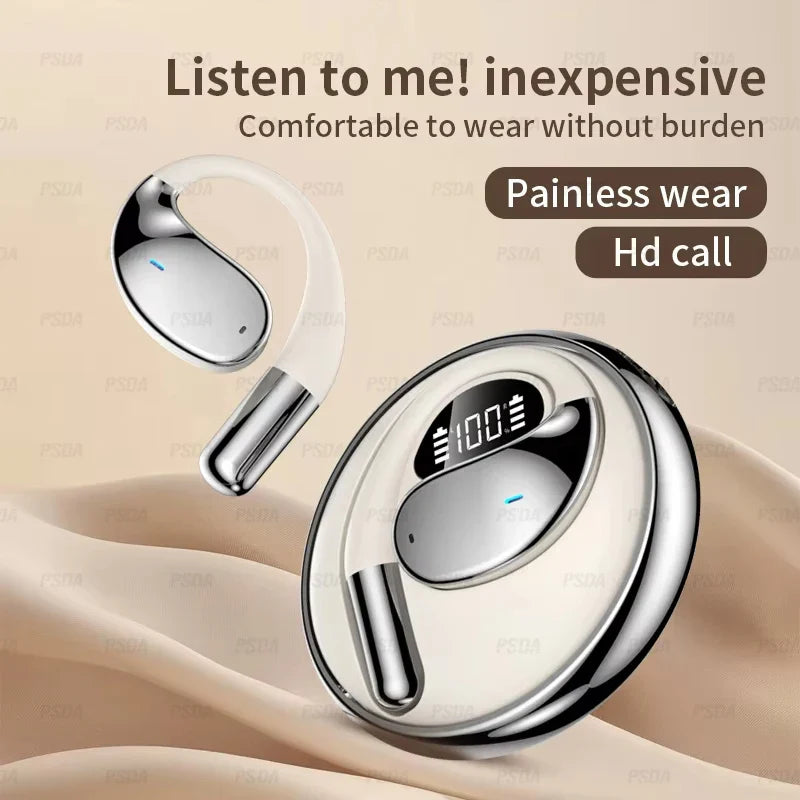 Écouteurs ouverts OEM V5.4 Écouteurs de sport sans fil véritables Casque stéréo Hifi avec micro Écouteurs sans fil TWS Appel HD Bruit