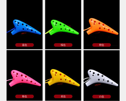 MINI Ocarina à 12 trous, clé SC mini, en résine ABS, flûte Orff, Instruments musicaux, flûte pour enfants