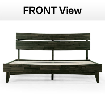 Acacia Solid Wood Bed Frame - Aurora Style for a Stylish Bedroom