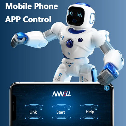 Application Control 2.4GHz, Dual Mode Programming, Demo, RC Robot, Walk/Slide Switch, Touch Sensing, Voice Recording, Singing, Dancing, Puzzle, RC Toys