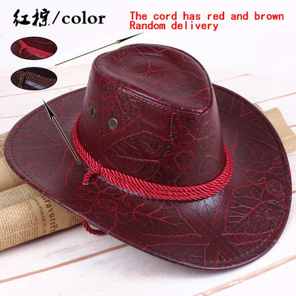 Jeu Red Dead Redemption 2 chapeau de Cowboy Cosplay Costume accessoire chapeaux en cuir unisexe