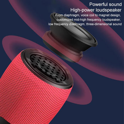 ALLOYSEED Karaoke Wireless Bluetooth-Compatible Microphone Handheld Music Singing Mic+FM+Voice Changing Audio Speaker Player