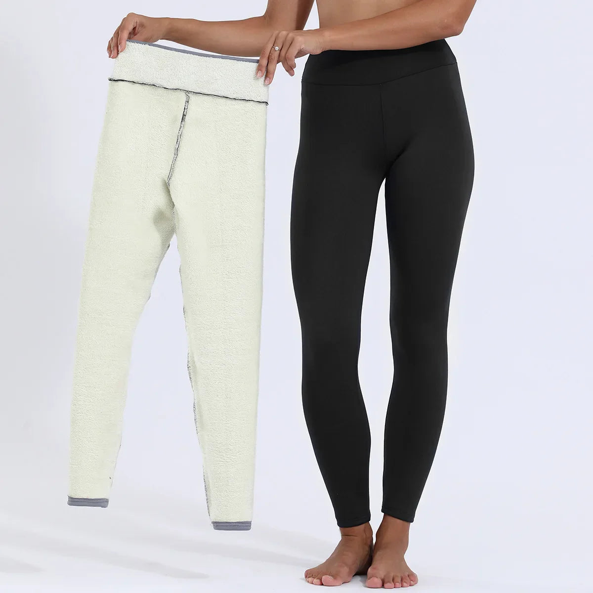 3XL chaud hiver épais Leggings femmes laine polaire femmes vêtements agneau cachemire velours pantalon élasticité S-3XL