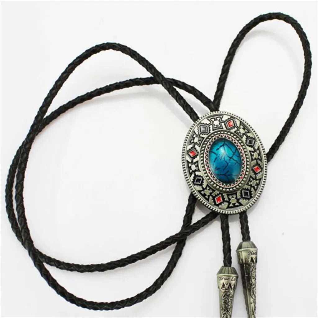 Cravate Totem Indien, Style Rétro Cirboy Occidental