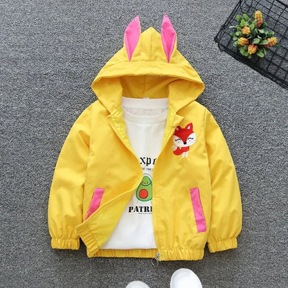 Blousons pour bébés garçons, style décontracté, avec capuche et fermeture éclair, coupe-vent pour enfants, manteaux de bande dessinée pour garçons de 1 2 3 4 5 6 ans, vêtements pour enfants