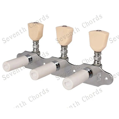 Ensemble de Mécaniques Chromées 3R3L, Mécaniques à oral illes de JETuning Classiques, Assemblage Jaune Lvory, lèvent Ezoïdes, Accessoires et Pièces