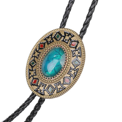 Cravate Totem Indien, Style Rétro Cirboy Occidental