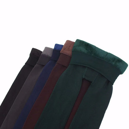 Leggings d'hiver chauds S-5XL grande taille femmes pantalons en velours chaud Leggins taille haute Legging épais pantalon d'hiver pantalon femmes Leggin