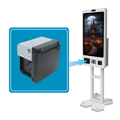 MS-FPT302 58/80mm Kiosk Panel Thermal Printer 2/3inch Thermal Kiosk Printer for Service Checkout Machine Hospital Kiosk