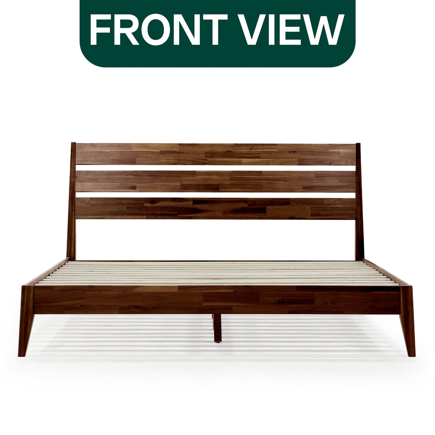 Acacia Emery Solid Wood Bed Frame - Stylish and Durable Acacia Wood Design for Your Bedroom