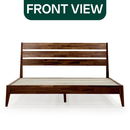 Acacia Emery Solid Wood Bed Frame - Stylish and Durable Acacia Wood Design for Your Bedroom