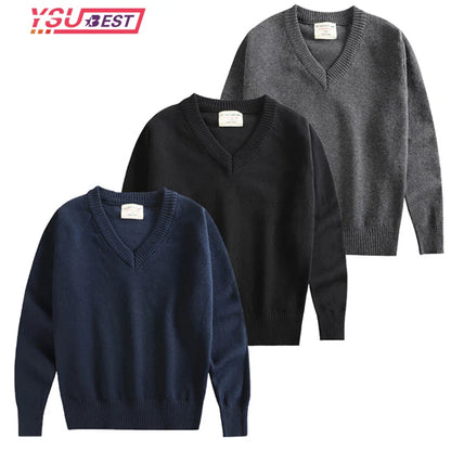 Vêtements pour enfants Bébé Garçon Vêtements Pull Enfant Automne Hiver Vêtements Tricotés Chauds Pulls Garçons Vêtements Bébé Pull 4-14 Ans