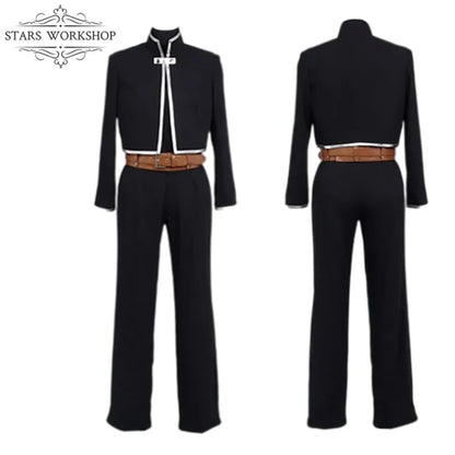 Anime Fullmetal Alchemist Cosplay Edward Elric Cosplay Costume Men Trench Coat Cloak Suit For Halloween Carnival Custom Made